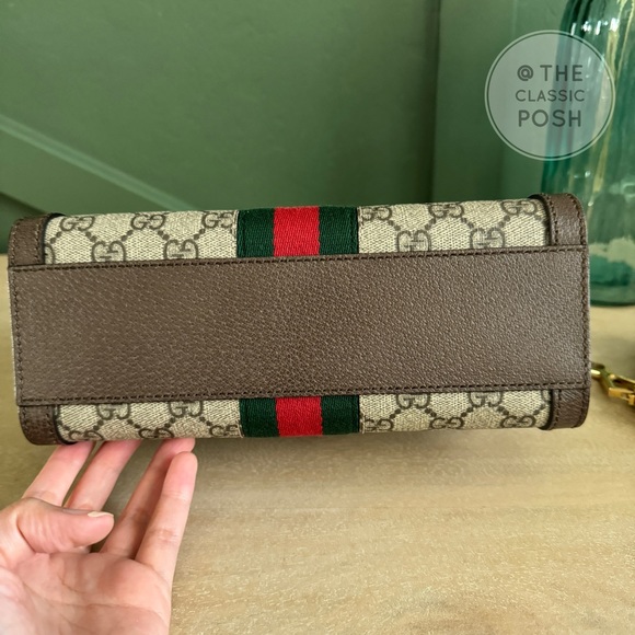 EUC GUCCI SUPREME SMALL SHOULDER CANVAS TOTE BAG - Picture 3 of 14